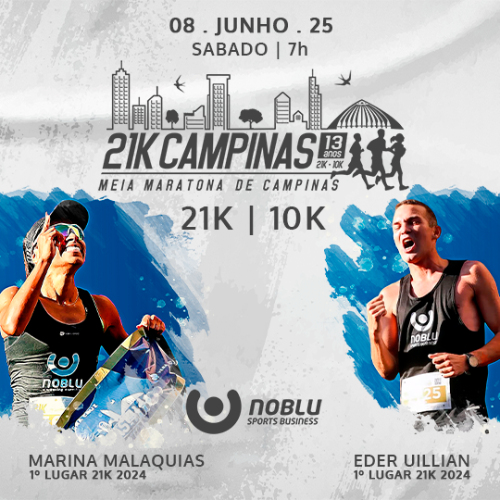 Image de divulgação do evento esportivo 13ª Meia Maratona de Campinas de Corrida que acontecerá no dia 8 de Junho de 2025 na cidade de Campinas - SP
