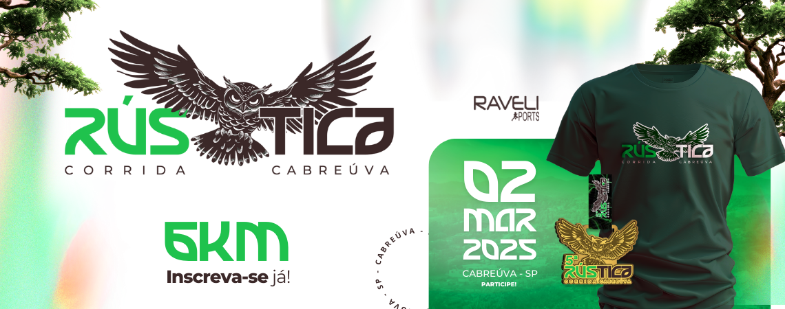 Imagem de divulgação do evento esportivo Corrida Rústica Serra do Japi - 5ª Edição de Corrida que acontecerá no dia 2 de Março de 2025 na cidade de Cabreúva - SP