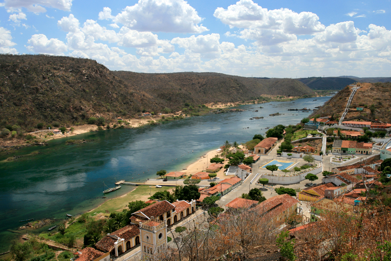 Imagem da cidade de Piranhas