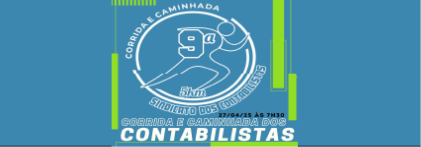 Imagem de divulgação do evento esportivo 9ª Corrida dos Contabilistas de Corrida que acontecerá no dia 27 de Abril de 2025 na cidade de Taubaté - SP