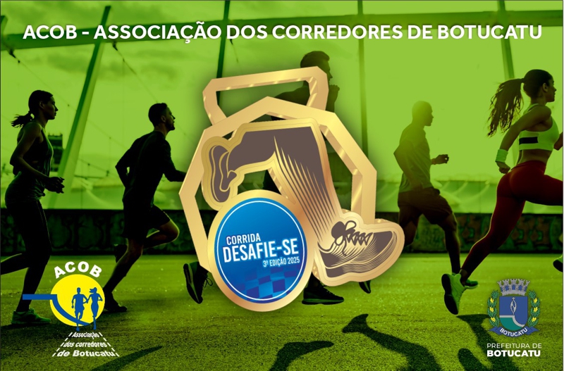 Imagem de divulgação do evento esportivo 3ª Corrida ACOB de Corrida que acontecerá no dia 11 de Maio de 2025 na cidade de Botucatu - SP