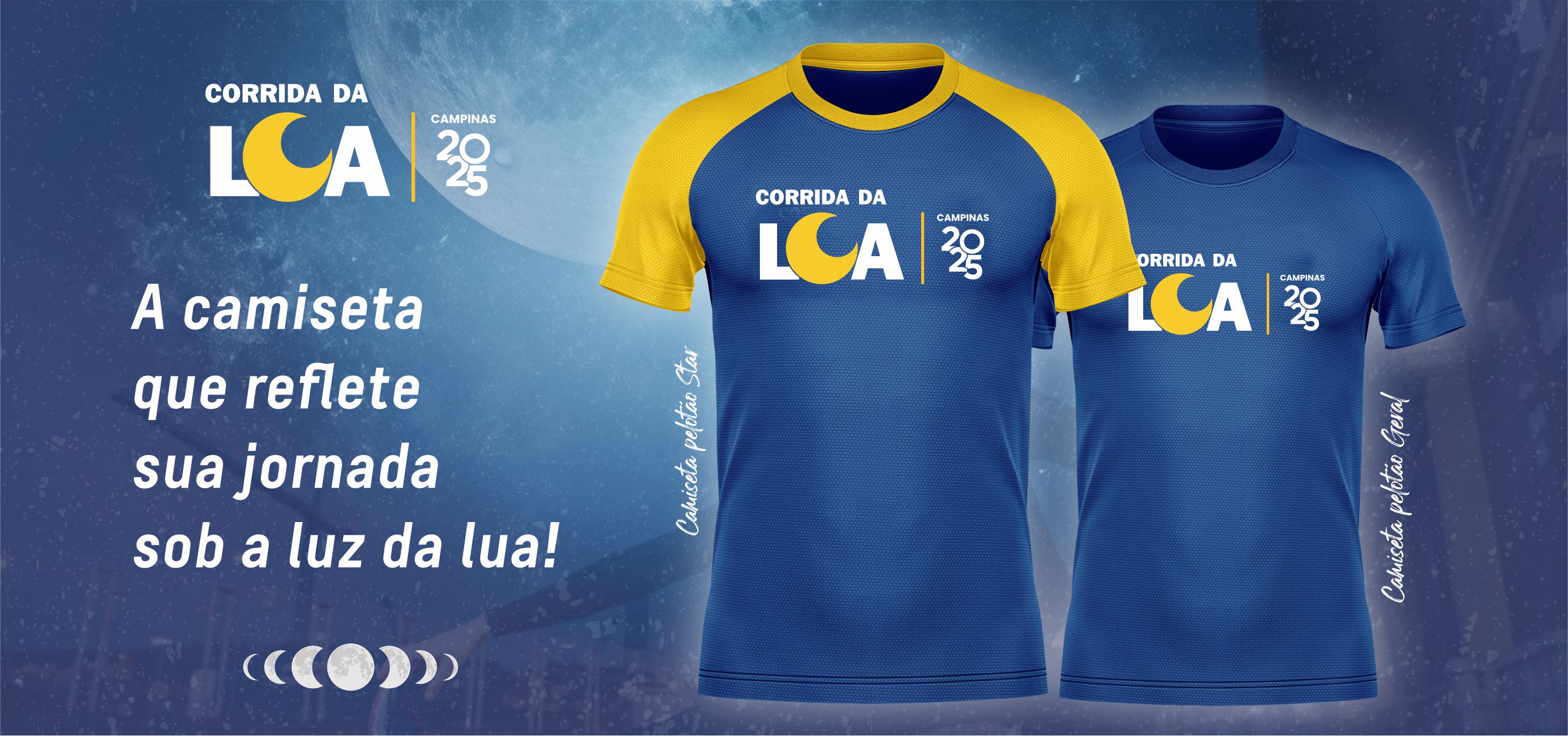 Image de divulgação do evento esportivo Corrida da Lua 2025 de Corrida que acontecerá no dia 22 de Março de 2025 na cidade de Campinas - SP