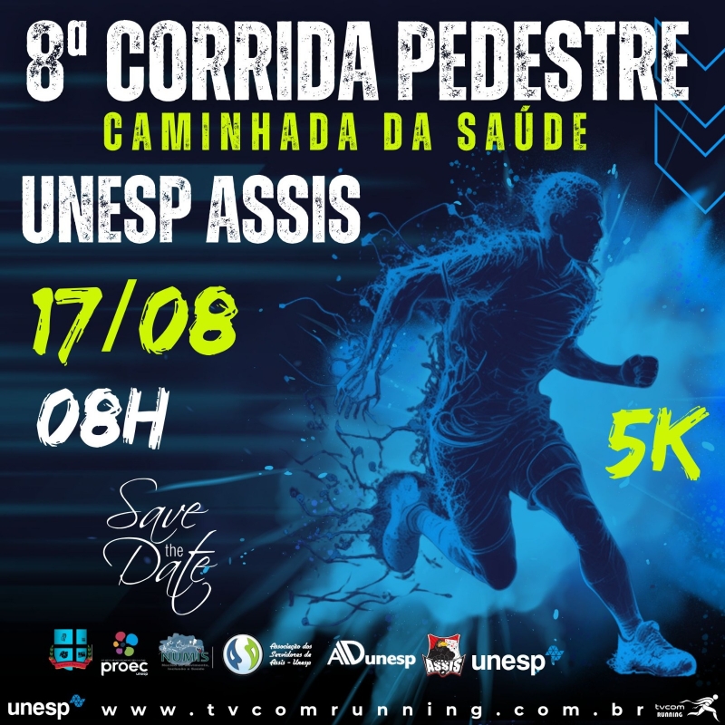 Imagem do evento VIII Prova Pedestre e Caminhada da Saúde UNESP/Assis
