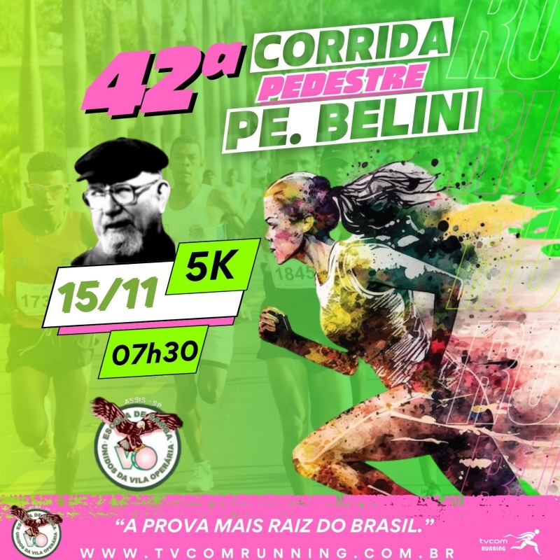 Imagem do evento 42ª Corrida Pedestre Padre Beline