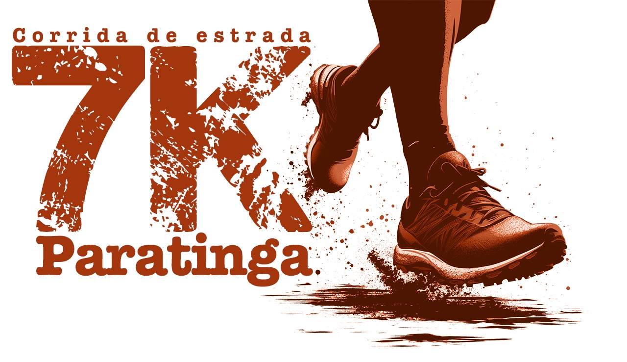 Imagem de divulgação do evento esportivo 1ª Corrida Rústica Paratinga de Corrida que acontecerá no dia 6 de Abril de 2025 na cidade de São Vicente - SP