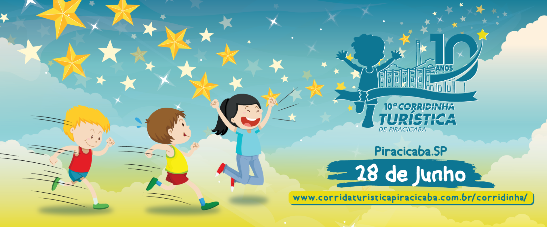Imagem do evento 10ª Corridinha Turística de Piracicaba