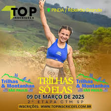 Imagem de divulgação do evento esportivo CTM SP 2025 – 2ª Etapa Pindamonhangaba Só Elas de Trail Run que acontecerá no dia 9 de Março de 2025 na cidade de Pindamonhangaba - SP