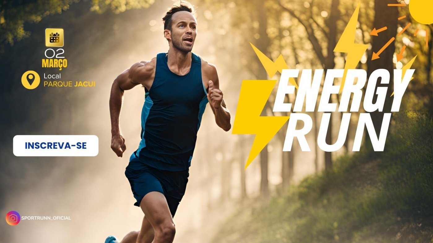 Imagem de divulgação do evento esportivo 10ª Corrida Energy Run de Corrida que acontecerá no dia 2 de Março de 2025 na cidade de São Paulo - SP
