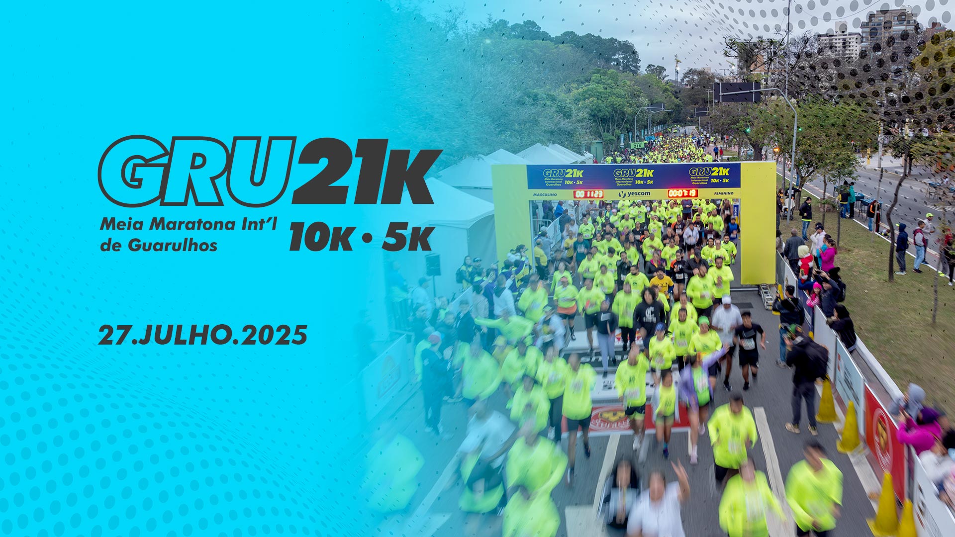 Imagem do evento GRU 21k - Meia Maratona Internacional de Guarulhos