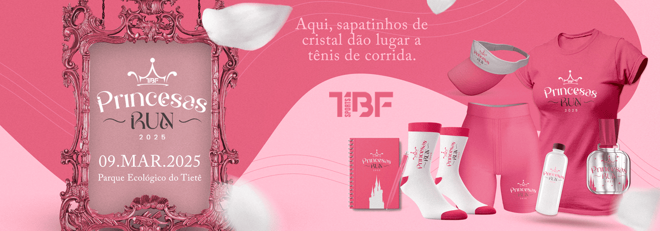 Imagem de divulgação do evento esportivo 2° Princesas Run 2025 - Parque Ecolôgico do Tiête de Corrida que acontecerá no dia 9 de Março de 2025 na cidade de São Paulo - SP