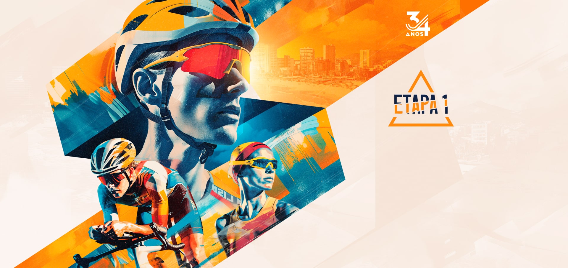 Image de divulgação do evento esportivo 34º Troféu Brasil de Triathlon - 1 Etapa - 2025 de Triathlon que acontecerá no dia 27 de Abril de 2025 na cidade de Santos - SP