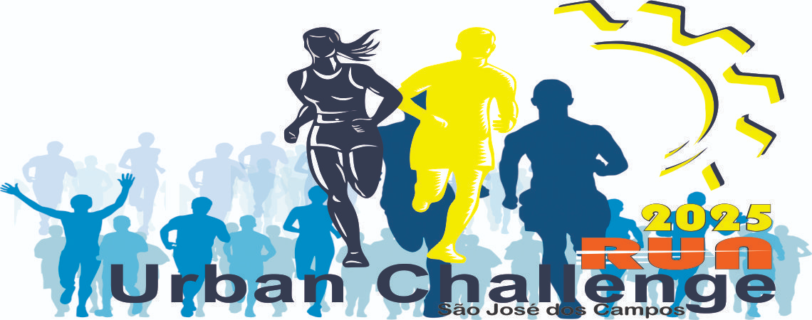 Imagem de divulgação do evento esportivo Urban Challenge Run de Corrida que acontecerá no dia 6 de Abril de 2025 na cidade de São José dos Campos - SP